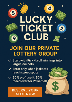 Lucky ticket club about page